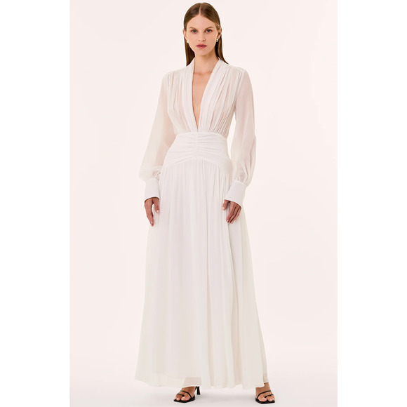 Nicholas The Label JOCELYN DRESS  IVORY US 6 - Picture 1 of 5